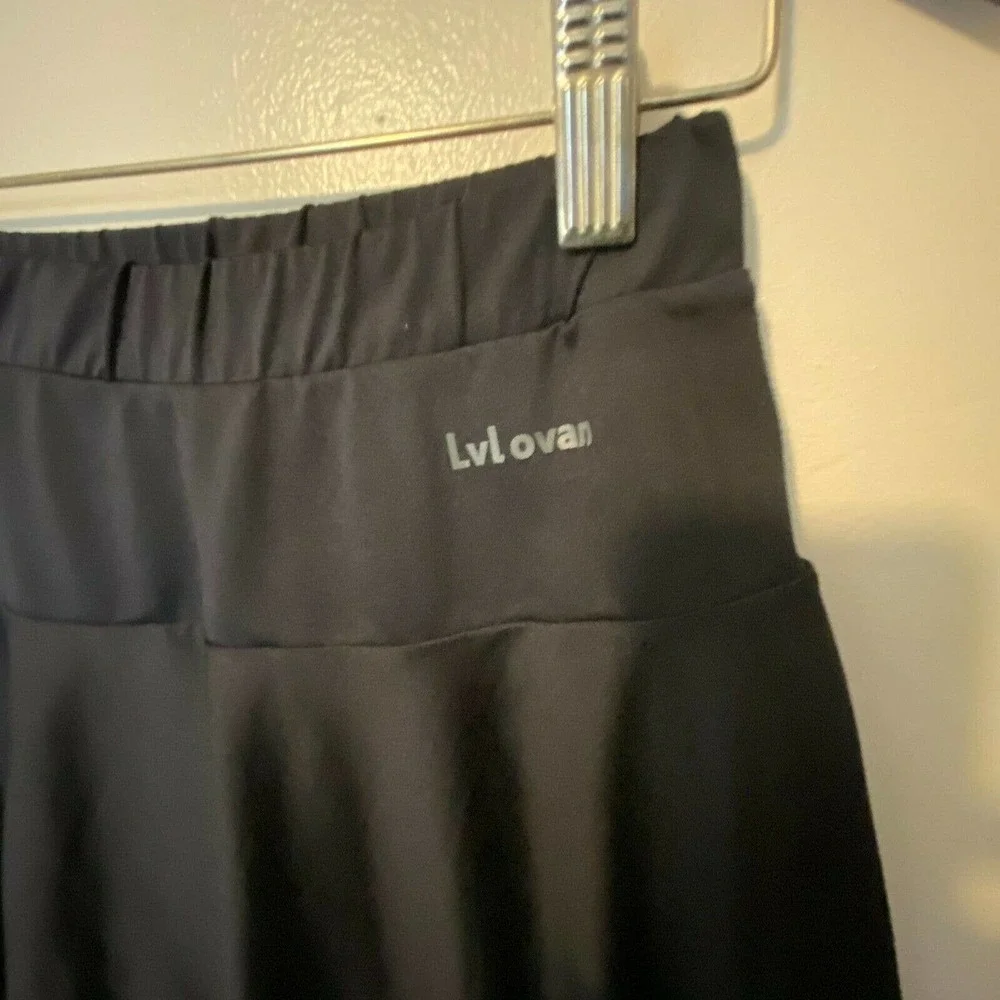 Lvlovanl Women's Black Leggings Skirted Activewear M‎ Modesty